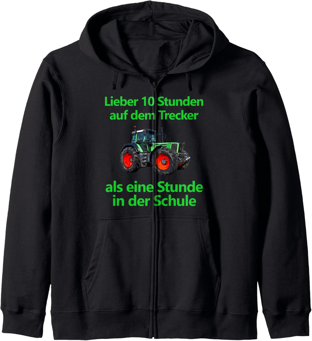 Traktor Trecker Kind Landwirt Bauer Schule Landwirtschaft Kapuzenjacke