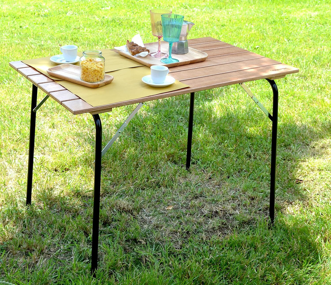 Castelmerlino 280 Folding Okumè table cm 100x60