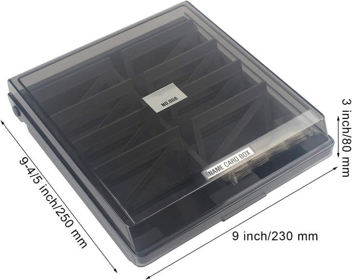 Visitenkartenhalter Visitenkartenbox Magnetkarte Klassifizierung A-Z Register (1000 Karten), 1000 Ka