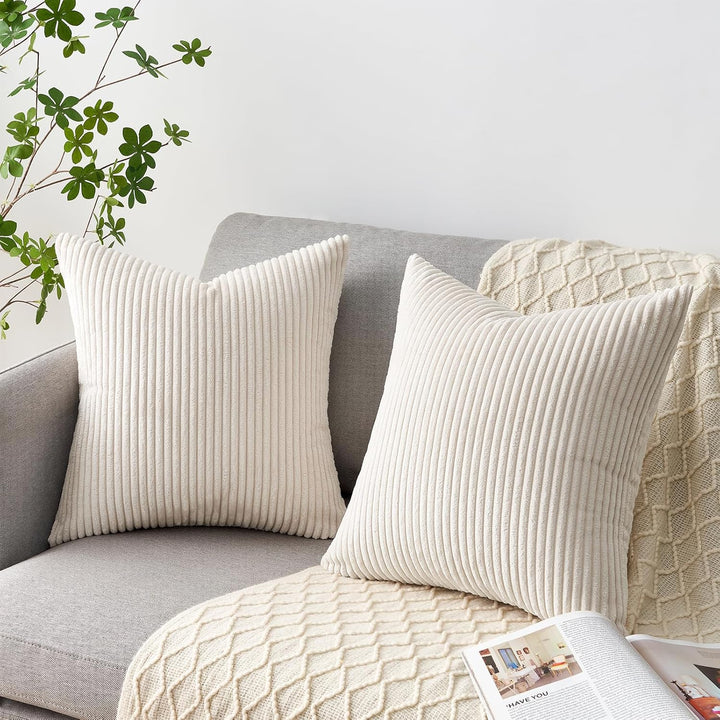 Topfinel 4er Set Samt Kissenbezug Kissenhülle Kopfkissenbezug Dekorative Dekokissen Couchkissen Deko