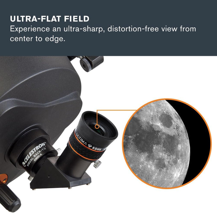 Celestron 93450 Ultima Edge 10 mm Parfokales Ultra-Flachfeld-Okular für 1,25 Zoll Fokussierer – Gest