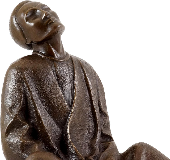 Kunst & Ambiente - Bronzeskulptur - Blinder Bettler (1906) - signiert - Ernst Barlach Bronzefigur -