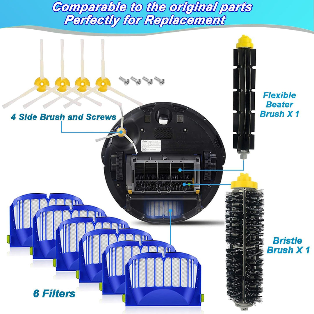 Ersatzteile für iRobot Roomba 600 Serie 604 605 606 610 612 614 615 616 620 621 626 627 630 631 632