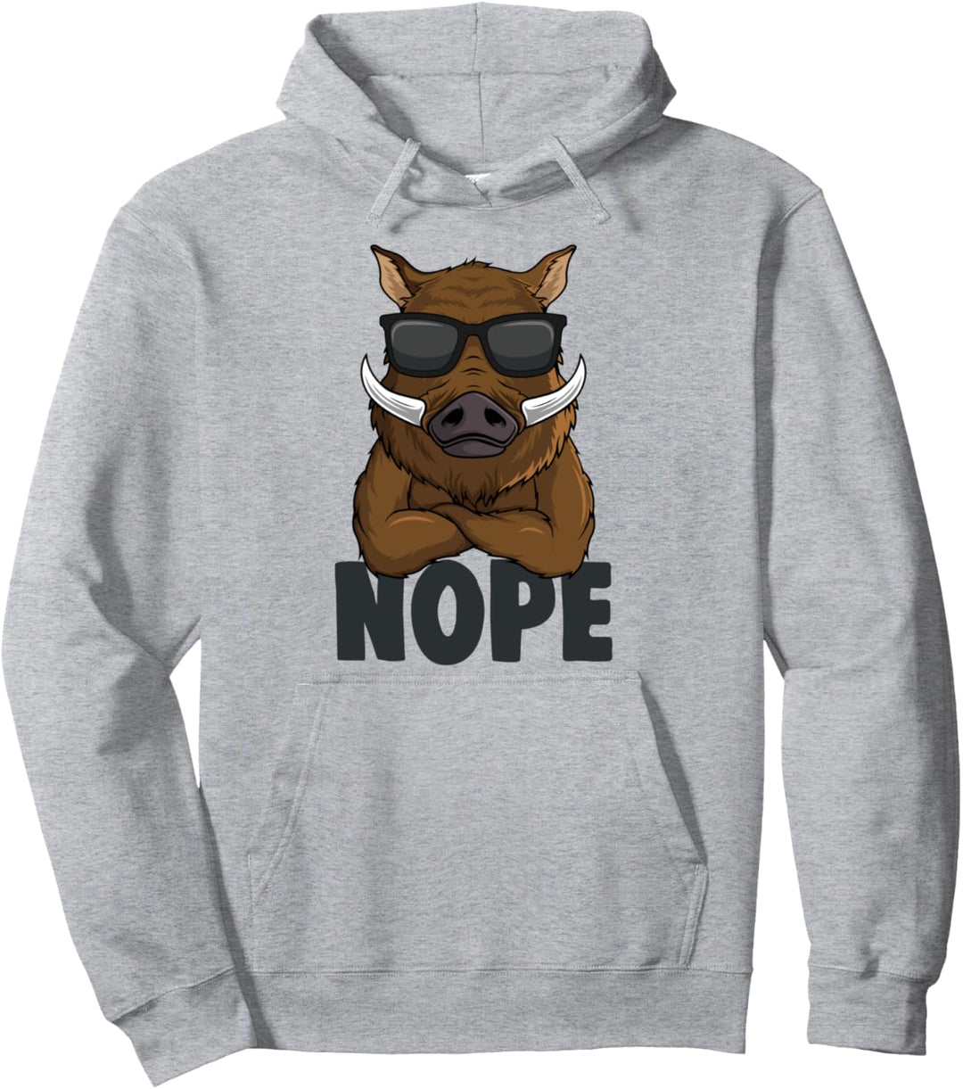 Wildschwein Keiler Jäger Kinder Pullover Hoodie