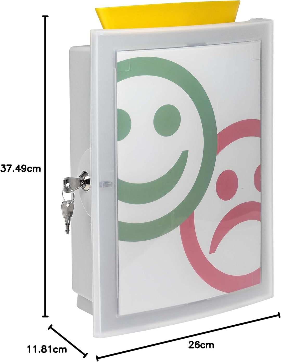 HAN Sammelbox IMAGE'IN mit transparenter abschliessbarer Tür und auswechselbarem Motiv, Wahlurne, Sp