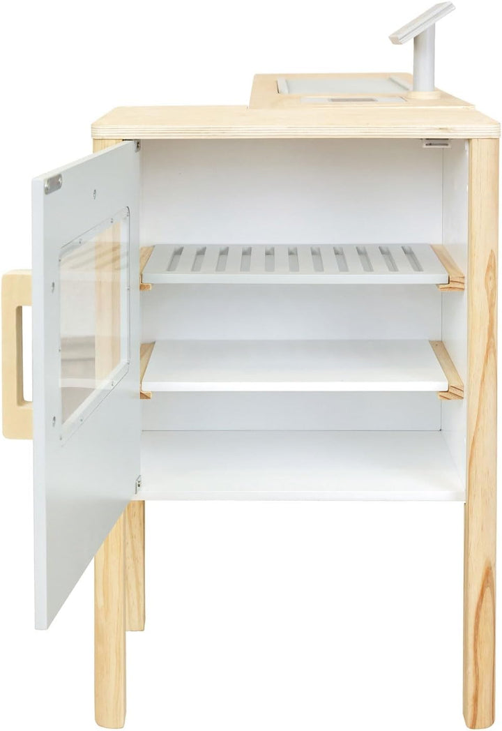 Small Foot Kaufladen und Kinderküche 'fresh' aus Holz, ab 3 Jahren, mit Zubehör, 11436, Weiss, Kaufl