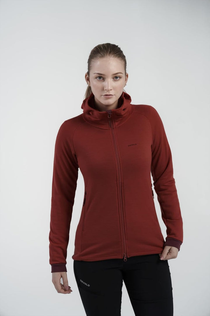 Devold Nibba Merino Jacket Hood Woman S Beauty, S Beauty