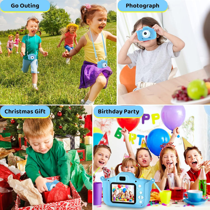 Kinder Kamera, 2.0”Display Digitalkamera,Geschenke für 3 4 5 6 8 7 9 10 11 12Jahre Jungen und mädche