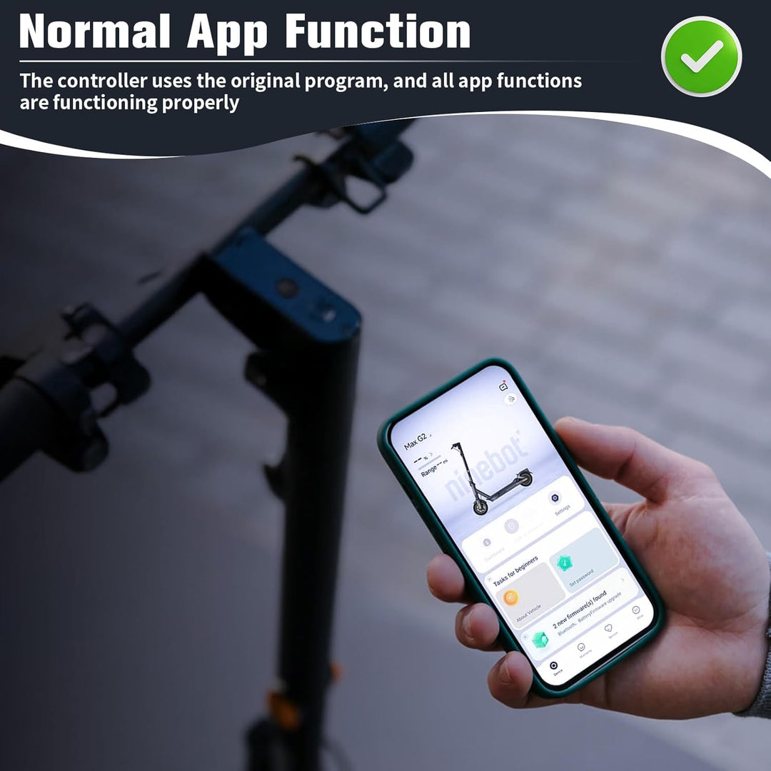 Controller für Elektroroller – Kompatibel mit Segway Ninebot MAX G2/G65, 35km/h Speed Upgrade & Meta