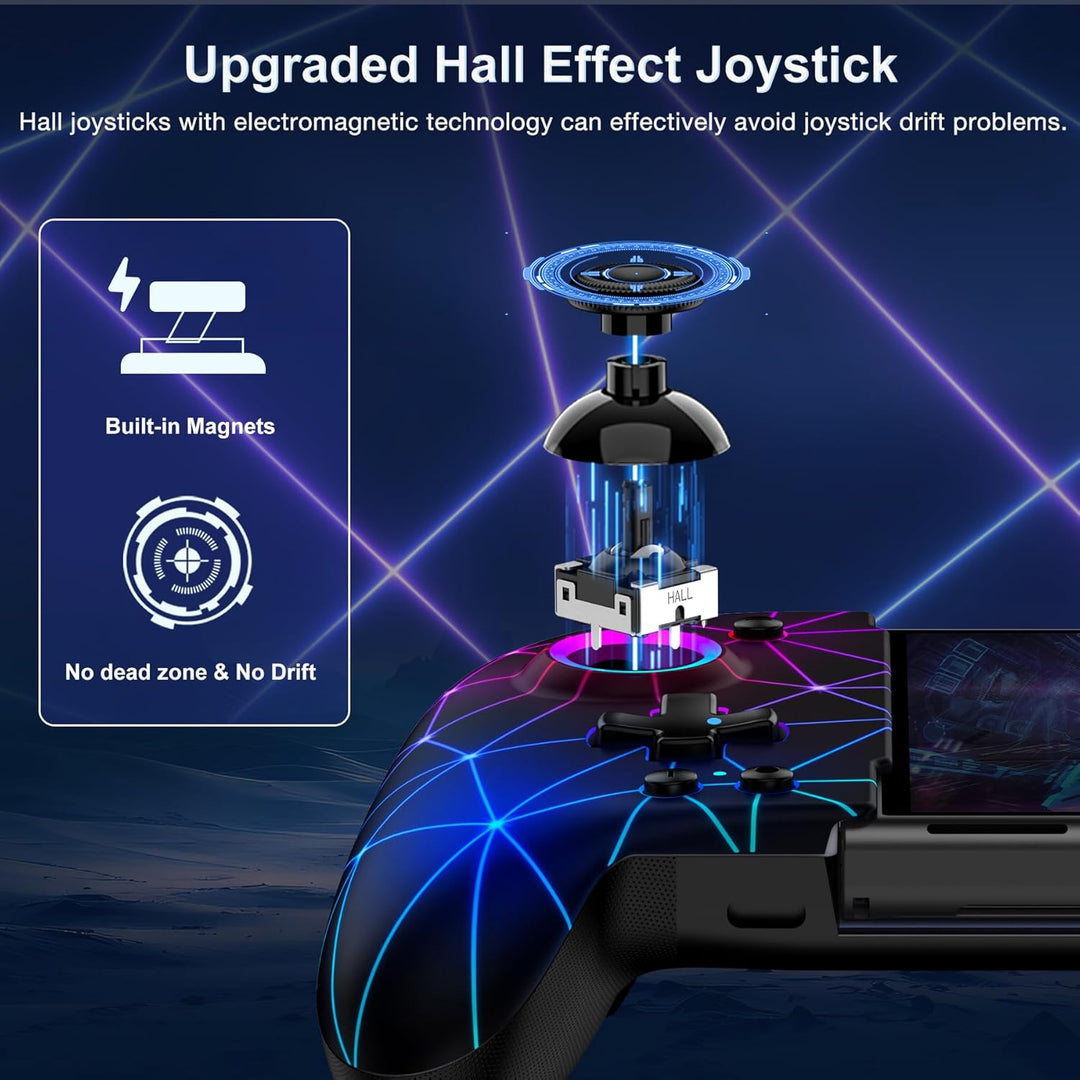 Handheld Switch Controller, Switch Controller Griffe mit 4xSpiele Karten Slots, Switch Spiele Zubehö