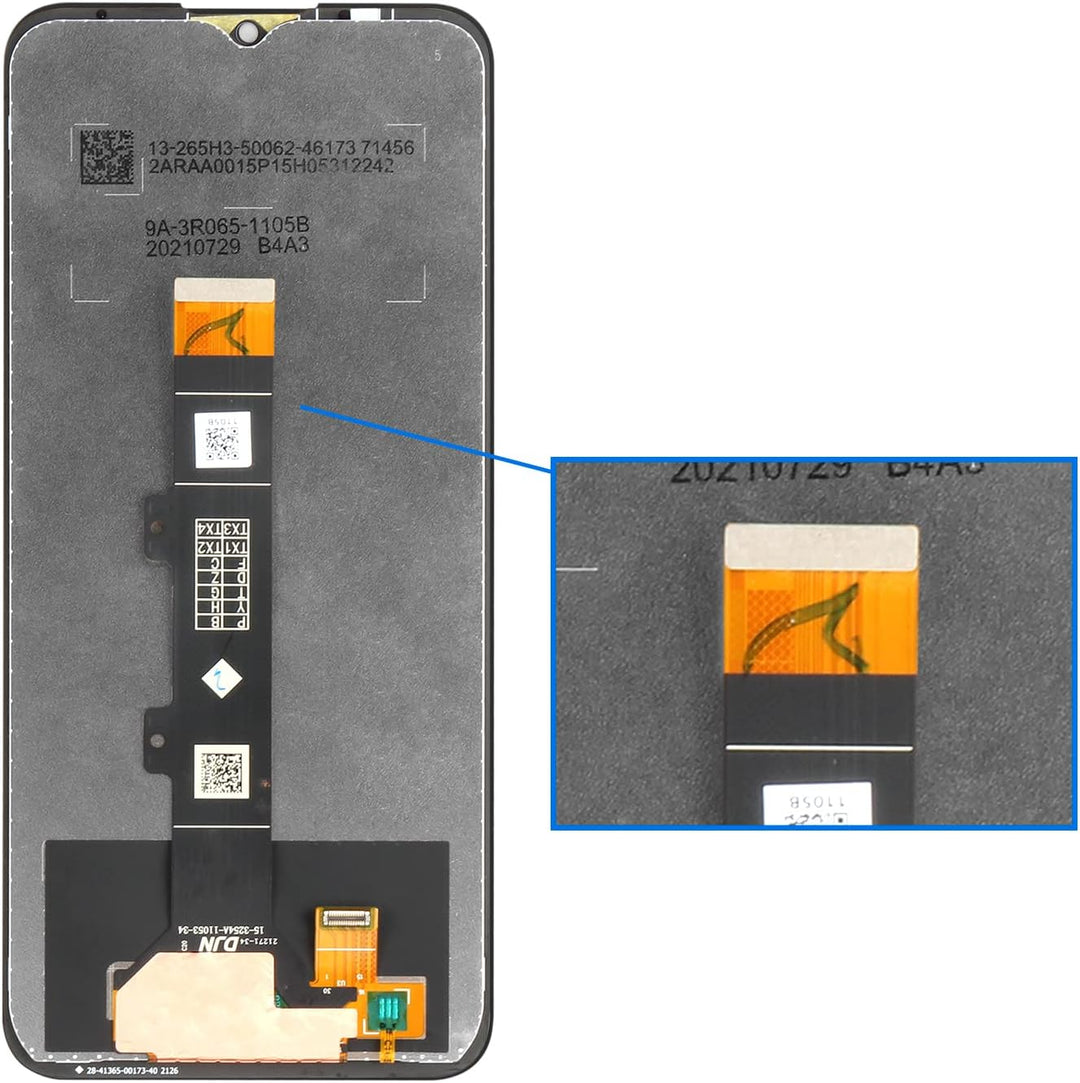 Für Motorola Moto E20 LCD-Bildschirm für Motorola E20 Bildschirm Ersatz E20 LCD Display XT2155 Touch