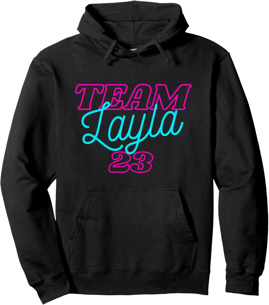 Team Layla 23 Mallehit Schlagerhit Sommerhit Malle Mallorca Pullover Hoodie