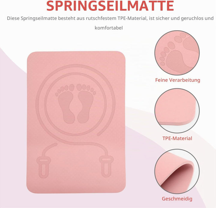 Sprungmatte gymnastikmatten turnmatten Arbeit von zu Hause aus Fitness Springseilteppich schlagschnu