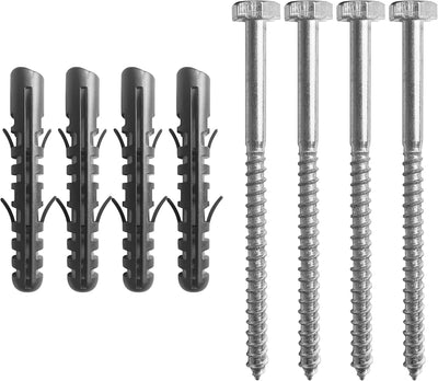 NAIZY Radstopper 1er Gummi Parkstopper Parkplatzbegrenzung 183x15x11cm Parkplatzmarkierung mit Dehns