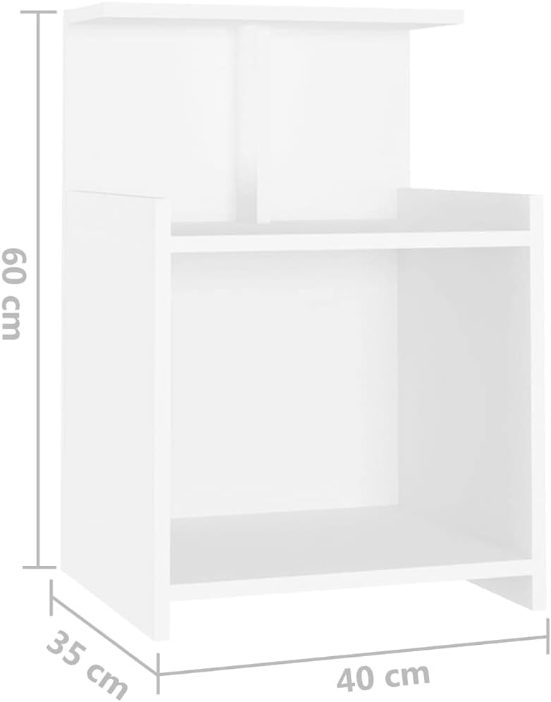 vidaXL Nachttisch Nachtschrank Nachtkommode Nachtkonsole Schlafzimmer Schrank Kommode Beistelltisch