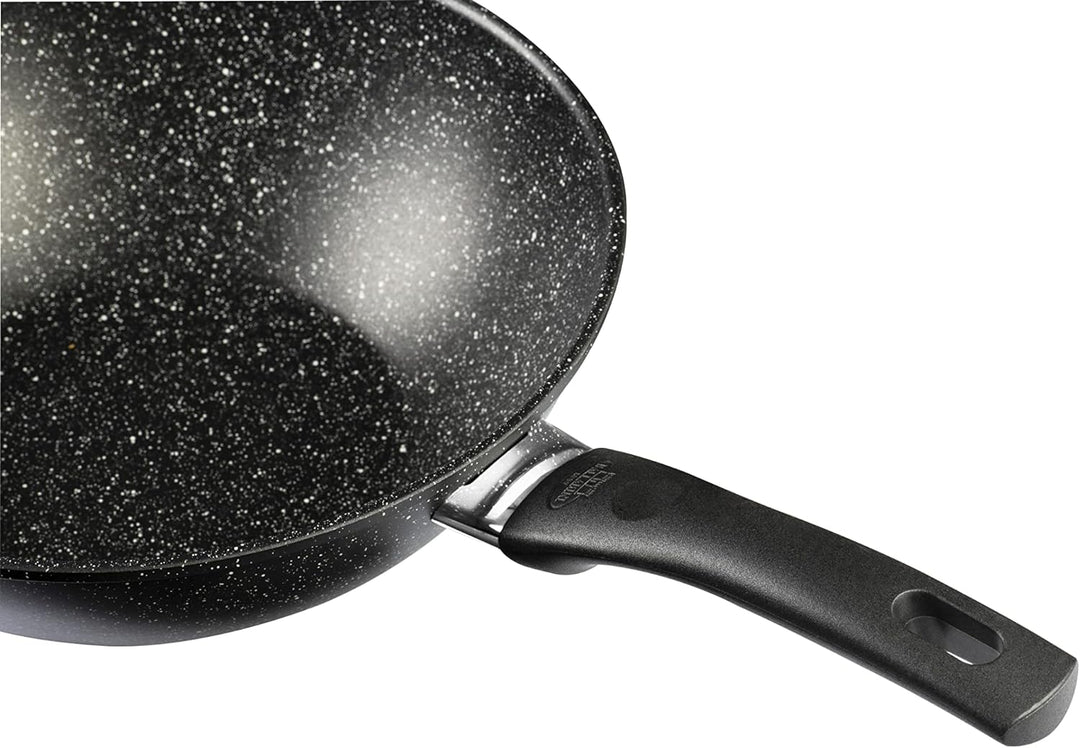 BALLARINI Vipiteno Wok, Bräter antihaftbeschichtet, Wokpfanne induktionsgeeignet, Aluminium, rund, Ø