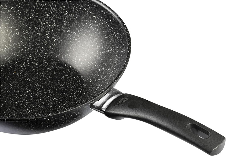 BALLARINI Vipiteno Wok, Bräter antihaftbeschichtet, Wokpfanne induktionsgeeignet, Aluminium, rund, Ø