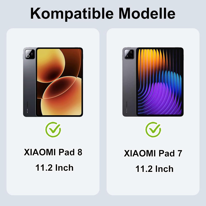 Für Xiaomi Pad 8/8 Pro und Xiaomi Pad 7/7 Pro 11.2 Zoll Hülle Tastatur | Mit Trackpad Magnetisch Abn