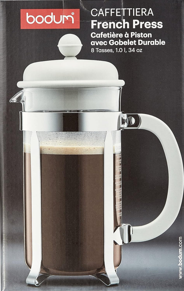 Bodum 1918-01SA-10 CAFFETTIERA Kaffeebereiter 8 Tassen 1 L Kunststoff, Schwarz 1,0 l