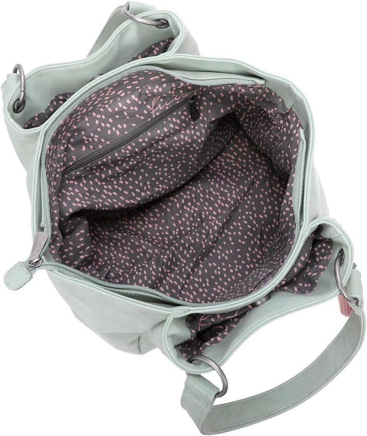 Fritzi aus Preussen Fritzi42N Vintage Shopper Tasche 45 cm Lime Einheitsgrösse, Lime Einheitsgrösse
