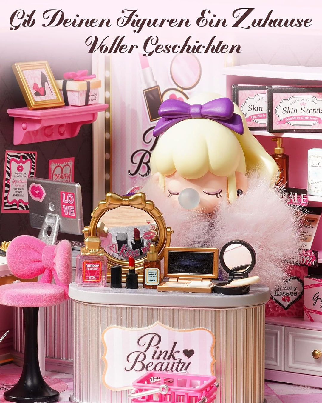 Rolife Super Creator DIY Miniature House Miniatur Haus Bausatz Selber Bauen Deko für Schreibtisch Bü