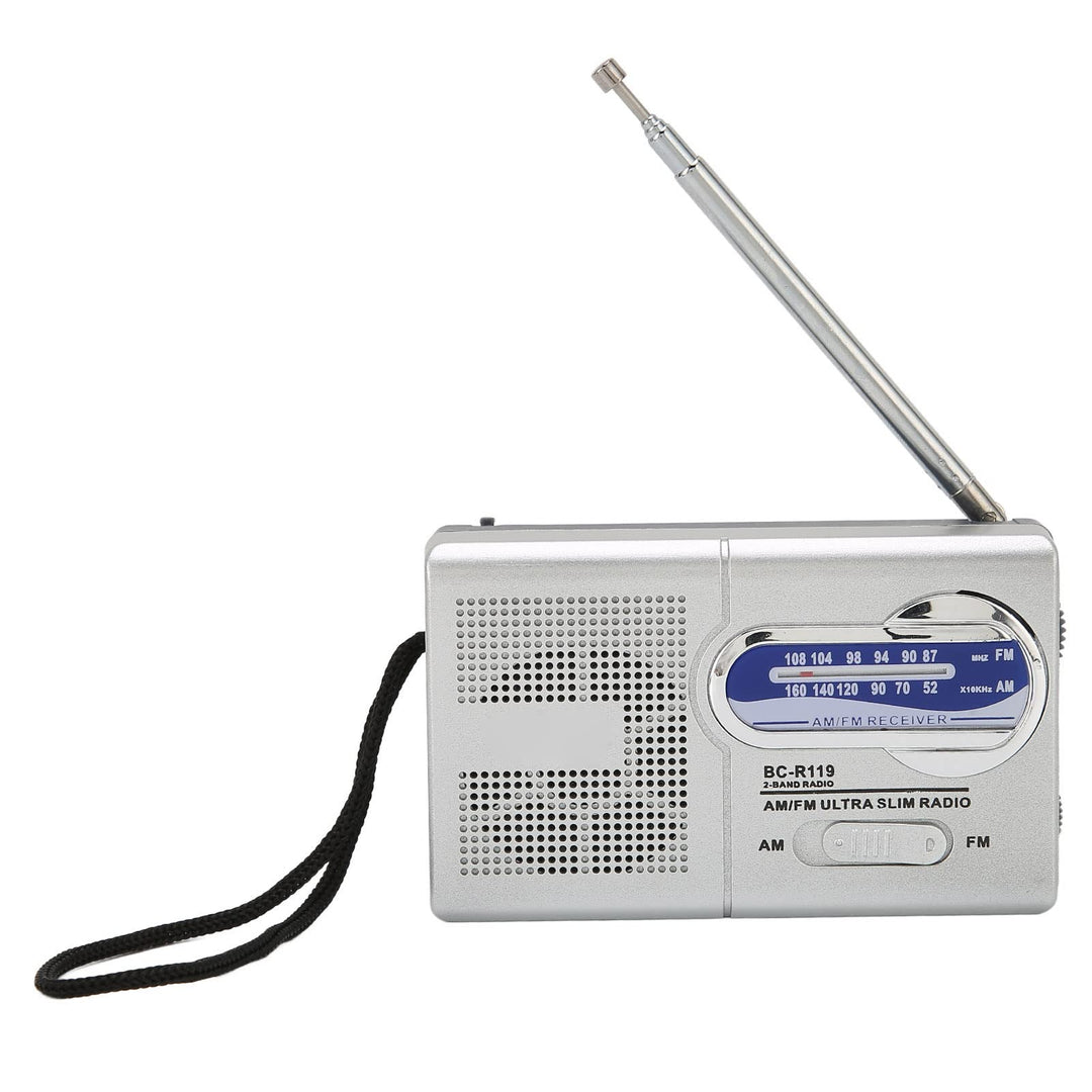 Tragbarer Radio-Transistor, Hervorragender Empfang auf Batteriebetriebenem UKW/MW-Radio mit Kopfhöre
