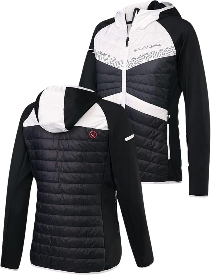 Black Crevice Damen Skitourenjacke I Hochwertige Winterjacke Damen aus 100% Nylon/88% PES & 12% Span