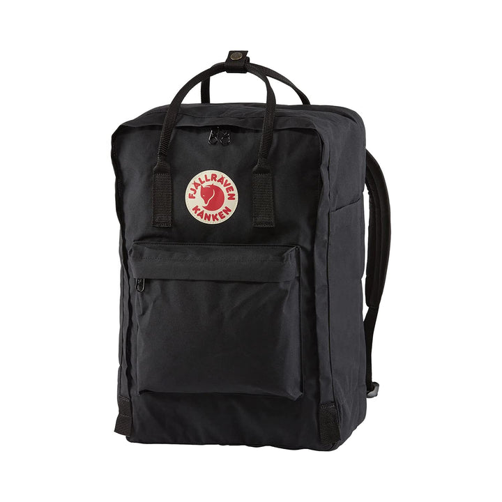 Fjällräven Unisex Rucksack Kånken, black, 43 x 30 x 18 cm, 20 liter, F27173-550 Single, Single