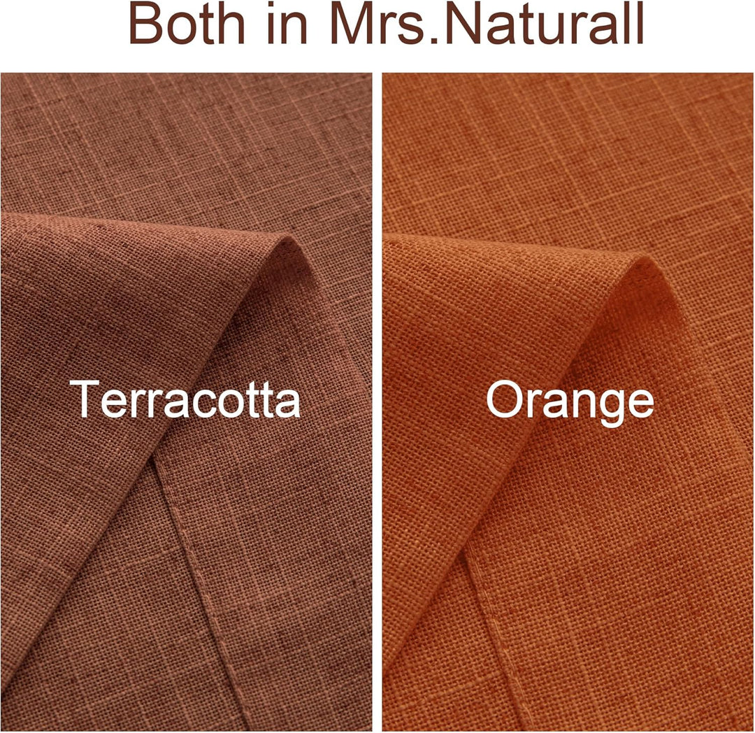 Cortinas para Salas Modernas Bohemian-Vorhänge für Wohnzimmer, mit Rückenlasche, Boho-Stil, Leinen,