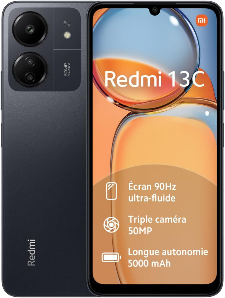Xiaomi Redmi 13C 4GB RAM 128GB Midnight Black