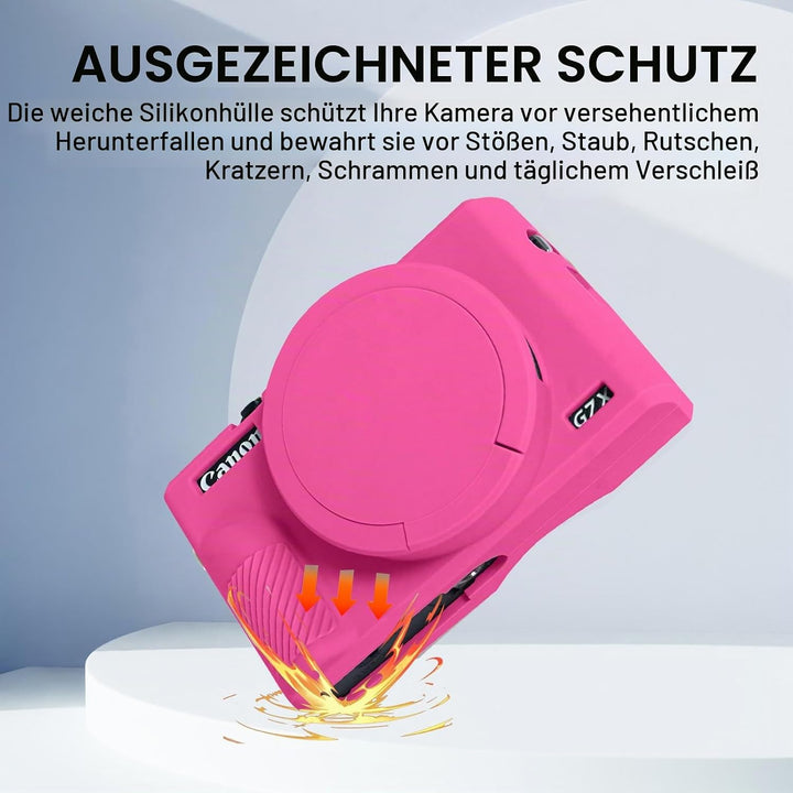 Easy Hood PowerShot G7 X III Kameratasche Silikon hülle für Canon Mark III Digitalkamera Taschen für