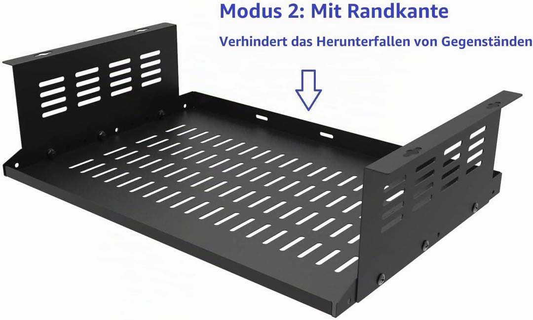 JINGCHENGMEI Untertisch-Computer-Halterung für SFF-Computer und PCs mit kleinem Formfaktor, platzspa