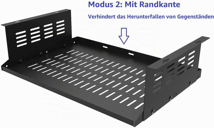 JINGCHENGMEI Untertisch-Computer-Halterung für SFF-Computer und PCs mit kleinem Formfaktor, platzspa