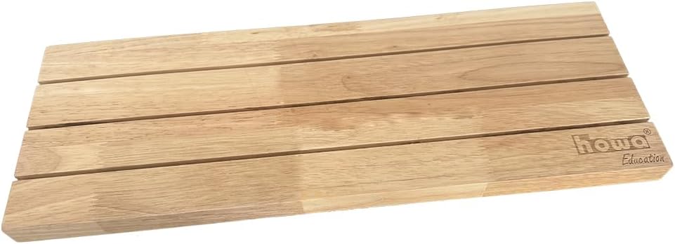 howa Kamishibai Erzähltheater Figurentheater Holz für DIN A3 und DIN A4 Bildkarten, seitlicher Einsc