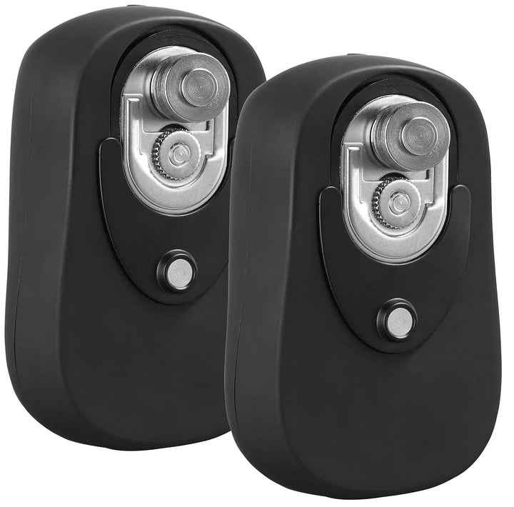 Rosenstein & Söhne Electric Can Opener: 2er-Set Sicherheits-Dosenöffner mit Akku, wiederverschliessb
