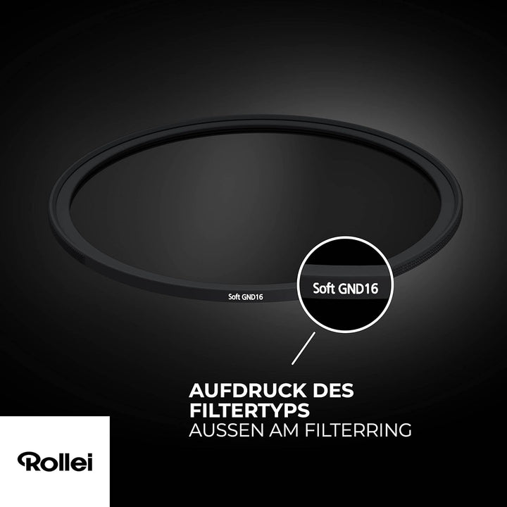 Rollei F:X Pro Magnetischer Softer-Verlaufsfilter GND16 MK II 82mm, super kratzfester magnetischer G