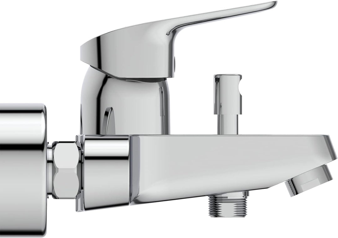 Ideal Standard B1721AA Ceraflex Armatur Einhebel-Badearmatur zur Aufputz Montage mit S-Anschlüssen u
