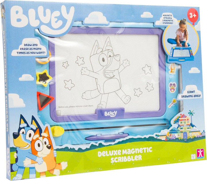 Giochi Preziosi - Bluey Giant Magnettafel zum Zeichnen von Lieblingscharakteren der Serie, inklusive