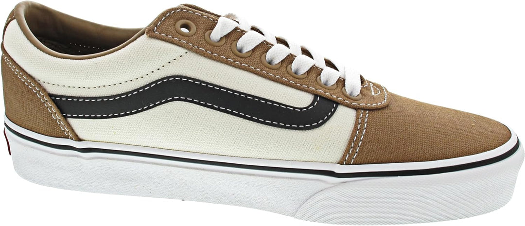 Vans Herren WardSneaker 40 EU Retro Canvas Light Brown, 40 EU Retro Canvas Light Brown