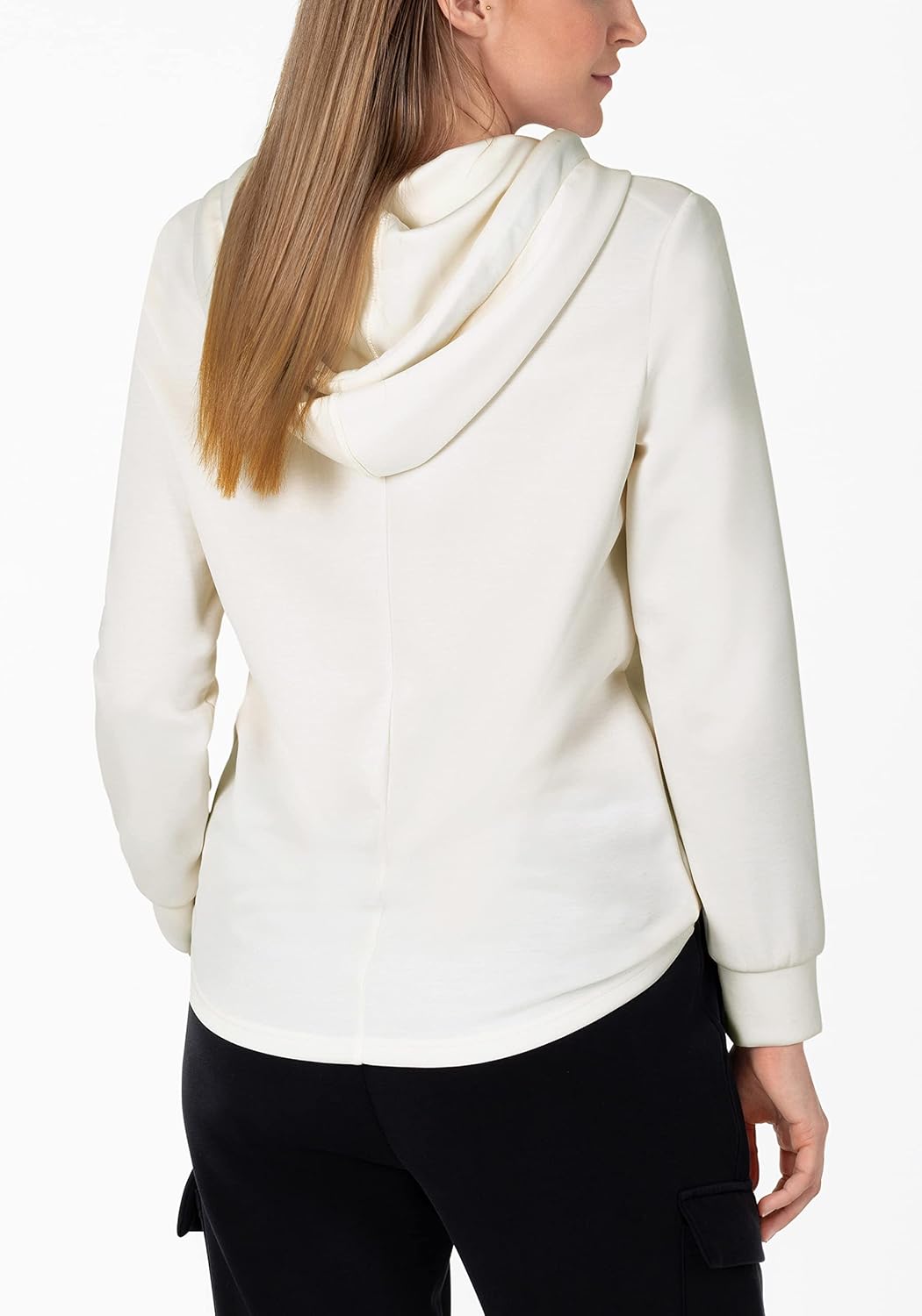 Timezone Damen Fancy Tape Hoodie Kapuzenpullover S Off White, S Off White