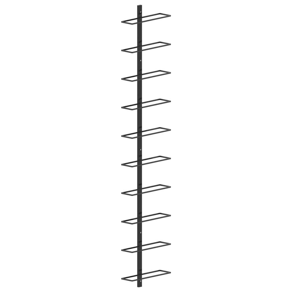 vidaXL Wand Weinregal für 10 Flaschen Flaschenregal Flaschenhalter Wandregal Hängeregal Flaschenstän