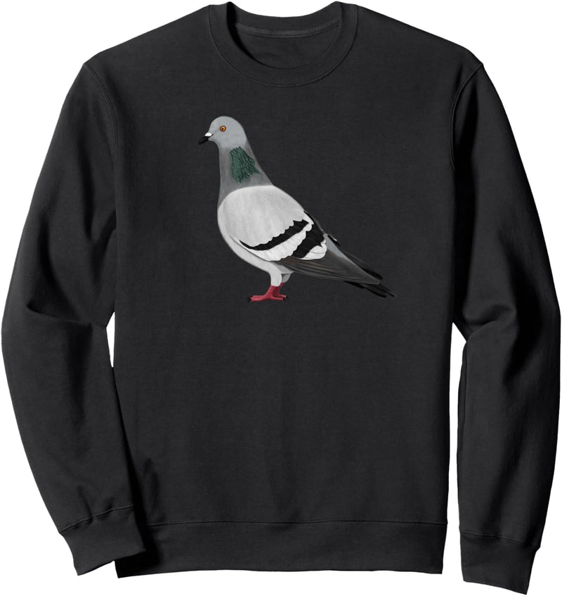 Taube Vogel Zeichnung Vogelbeobachter Ornithologe Biologe Sweatshirt