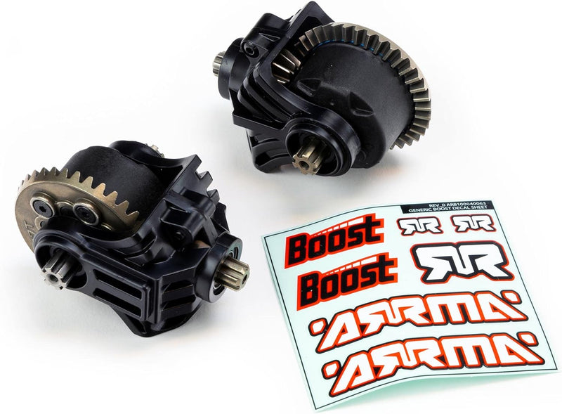 Front & Rear Metal Diff Upgrade Set: Boost Box