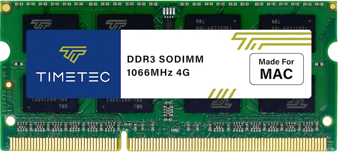 Timetec 4GB kompatibel für Apple DDR3 1067MHz/1066MHz PC3-8500 CL7 Dual Rank für Mac Book, Mac Book
