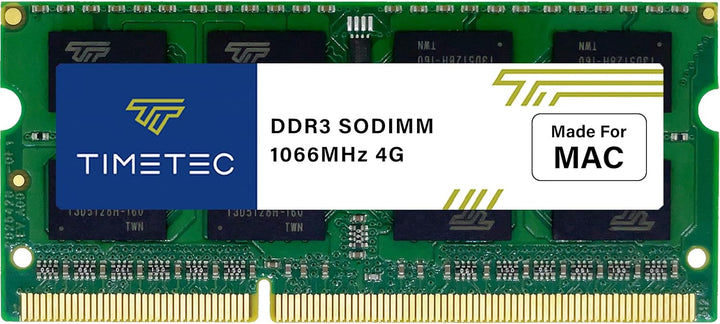 Timetec 4GB kompatibel für Apple DDR3 1067MHz/1066MHz PC3-8500 CL7 Dual Rank für Mac Book, Mac Book