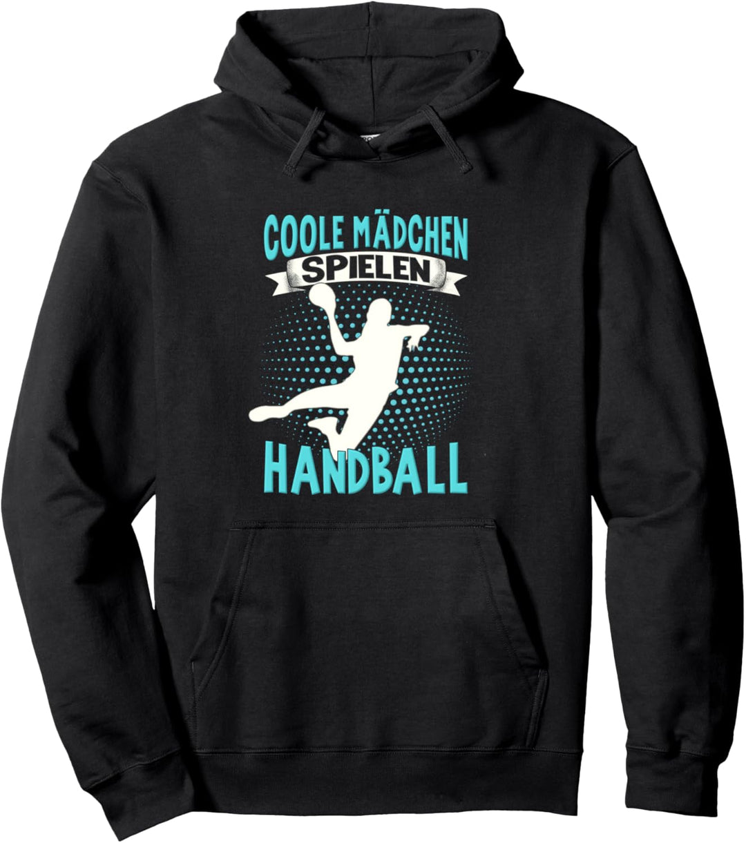 Handballerin Damen Kinder Coole Mädchen Spielen Handball Pullover Hoodie
