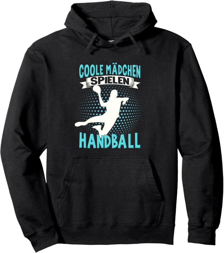 Handballerin Damen Kinder Coole Mädchen Spielen Handball Pullover Hoodie
