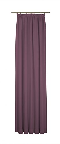 Wirth Fertigschal Felsted mit Kräuselband, Polyester, Beere, 255 x 132 cm Beere 255 x 132 cm, Beere