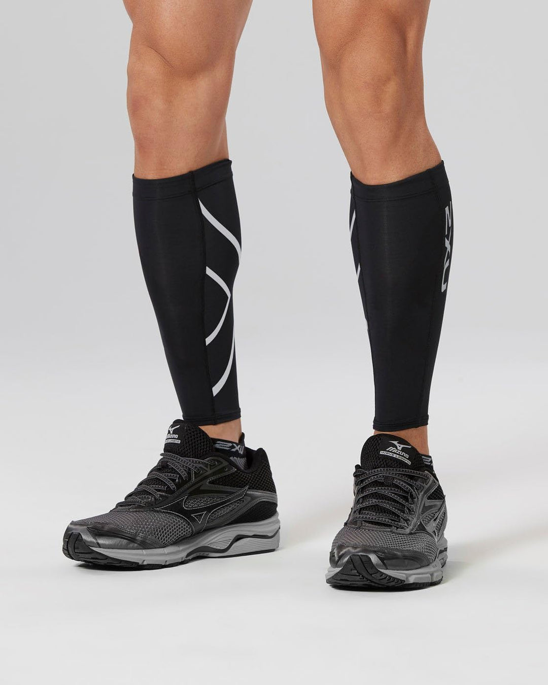 2XU Unisex Compression Calf Guard Gamaschen XL Schwarz, XL Schwarz