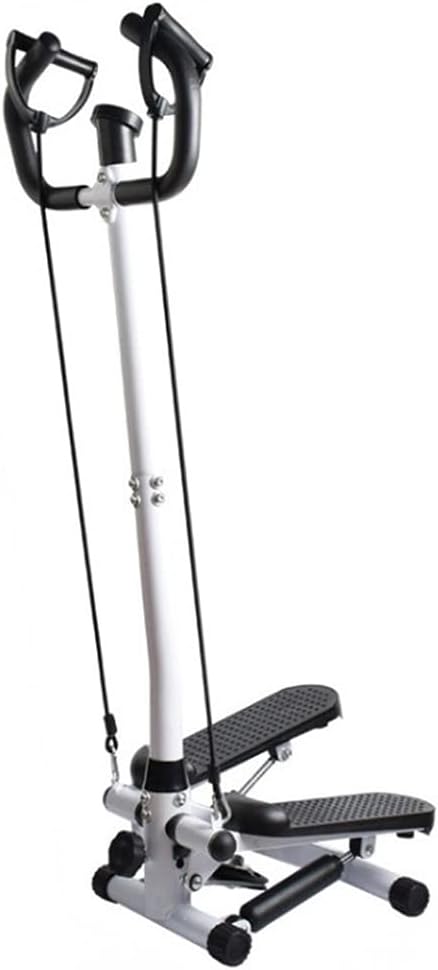 Stepper für Zuhause, Up-Down Swing Stepper mit Power Ropes, Stepper Hometrainer mit LCD Display, Tra